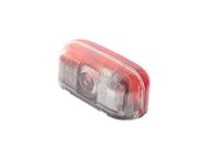 New Red & Clear Side Marker Light 92x43mm (43mm depth)