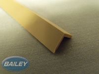PVC Angle 9.5 mm x 9.5 mm per metre Beige 2m lengt