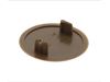 Read more about 9mm KD Fitting Cap - Mid Brown - 30mm diameter product image