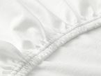 White Fitted Sheet for 4FT4 Wide French Bed