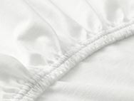 White Fitted Bed Sheet - 4'4" Wide French Bed