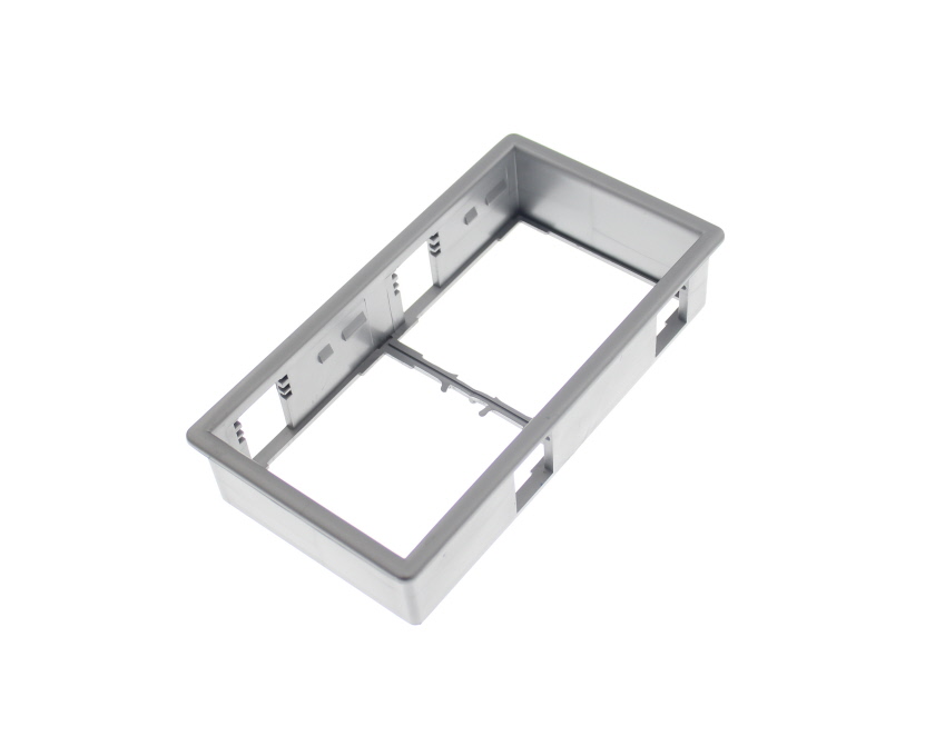 Read more about Silver Double Socket Back Box Face Plate product image