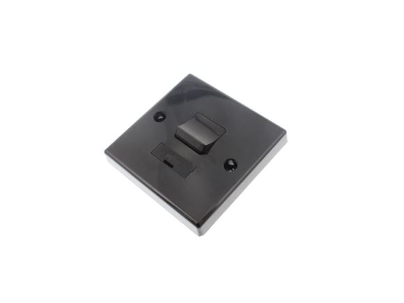 Read more about Black 10amp 230v Fused Spur Switch product image