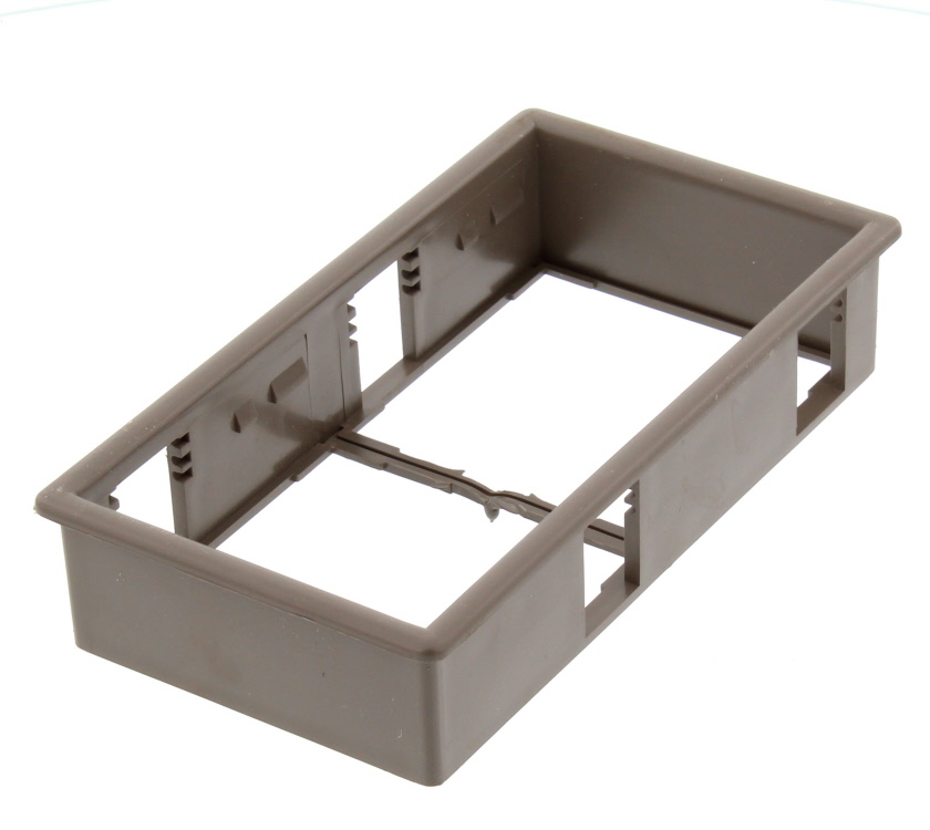 Read more about Double Bronze Socket Back Box Face Plate product image