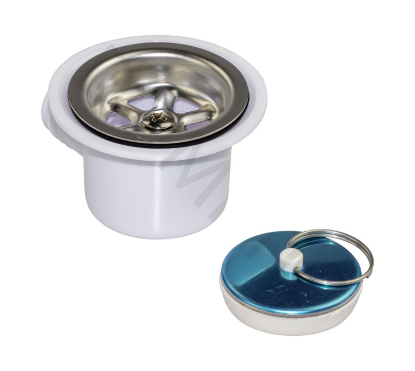 Dometic SMEV Waste Fitting Angled for 20mm 3/4" Flexi Hose - 9600050027