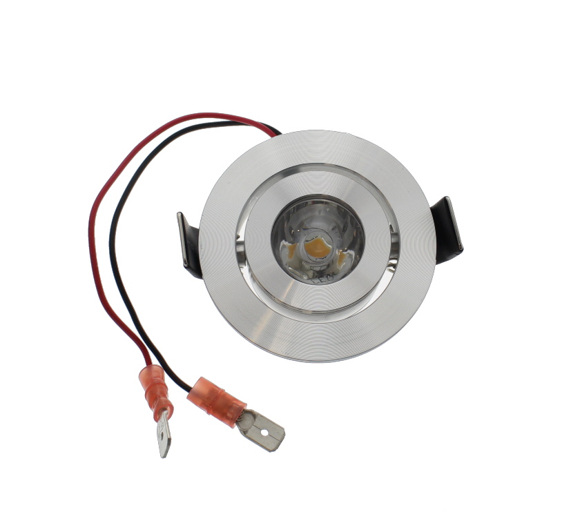 AH2 LED Kerstin 12V/1.4W Rotating Spotlight Chrome