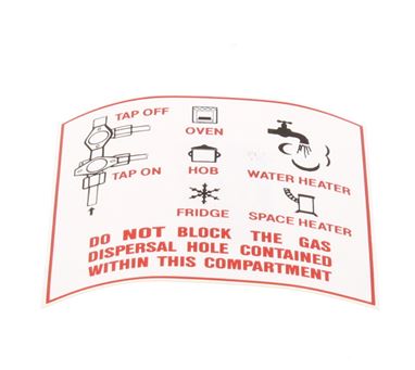 Gas Warning Label