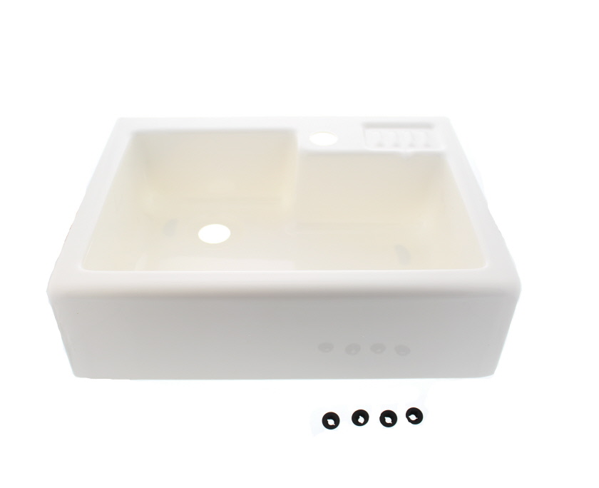 White Belfast Style Vanity Sink