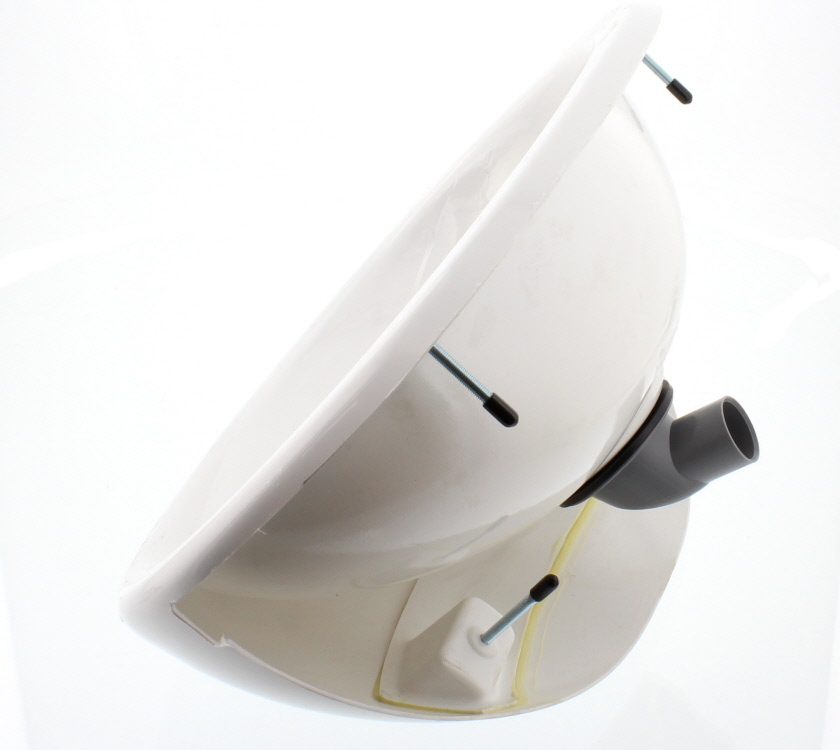 Washroom Sink Basin w/ Waste RAL9010