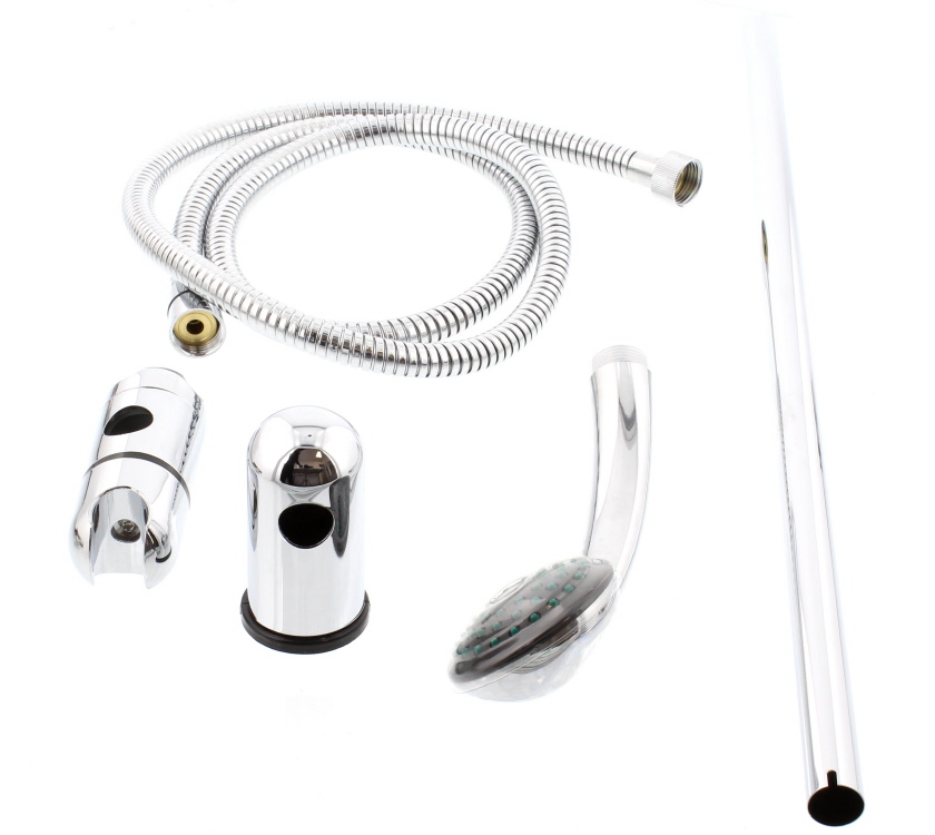 Chrome Shower Set with Riser