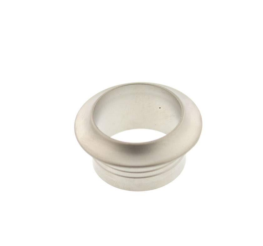 AH2 Push Button Rosette 34 mm 22/25 mm Matt Nickel