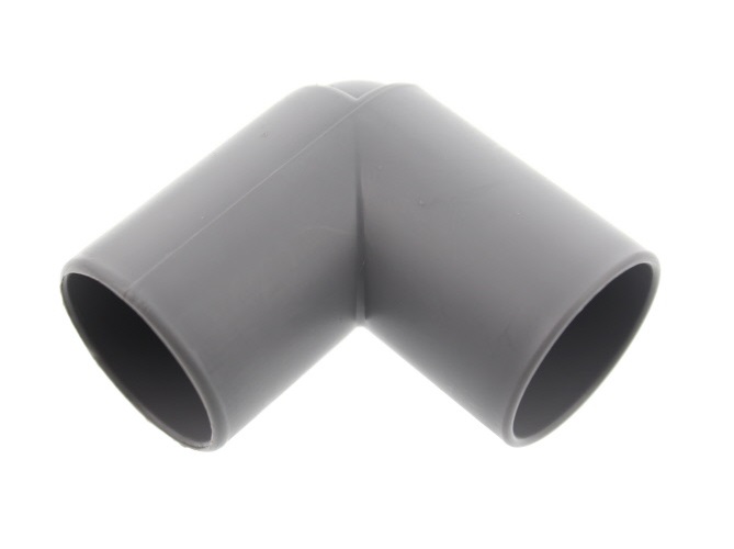 Grey 28mm P/F 90 Degree Connector F-F