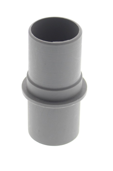 Grey 28mm Convolute-28mm P/F Fitting Reducer