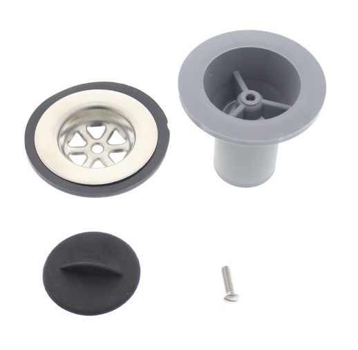 Straight Sinkwaste & Plug 1.1/4-28mm