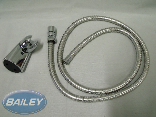 Chrome Shower Set with Wall Mount (NO HEAD)