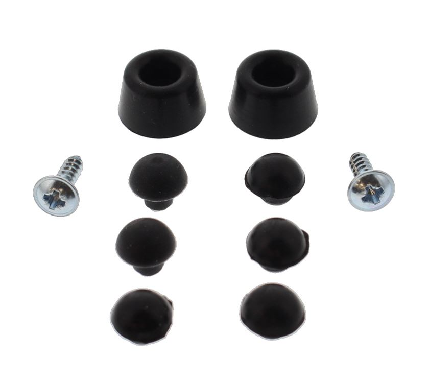 Sink Amp Hob Glass Lid Rubber Stopper Kit X4 Prima Leisure