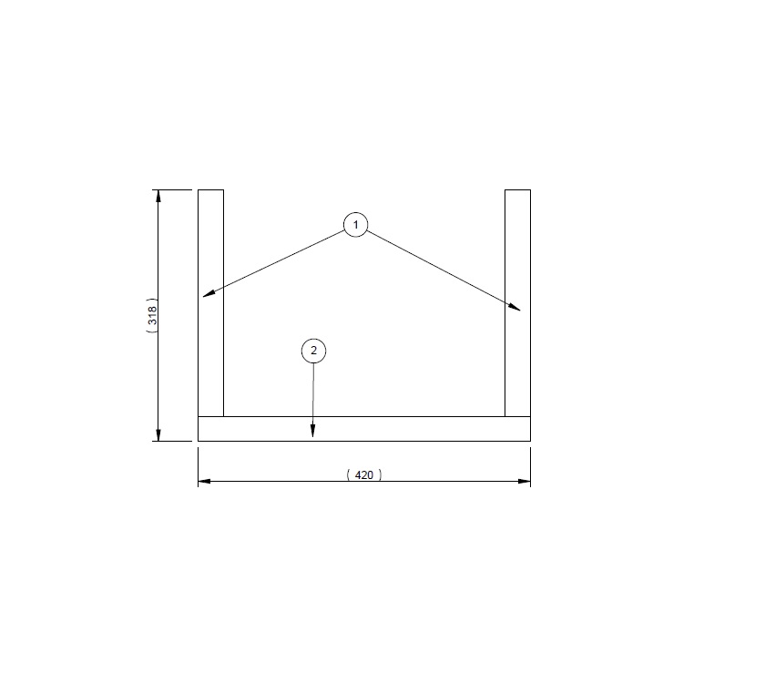 Read more about UN3 Cabrera Fridge Lower Door Frame product image