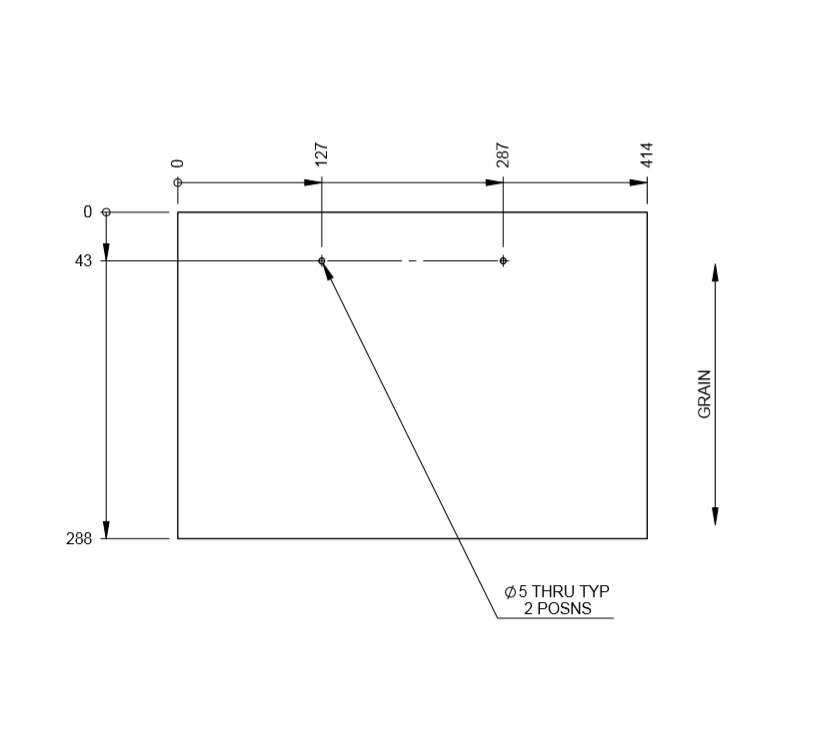 Read more about UN3 Cabrera Fridge Bottom Fall 414x288x15mm product image