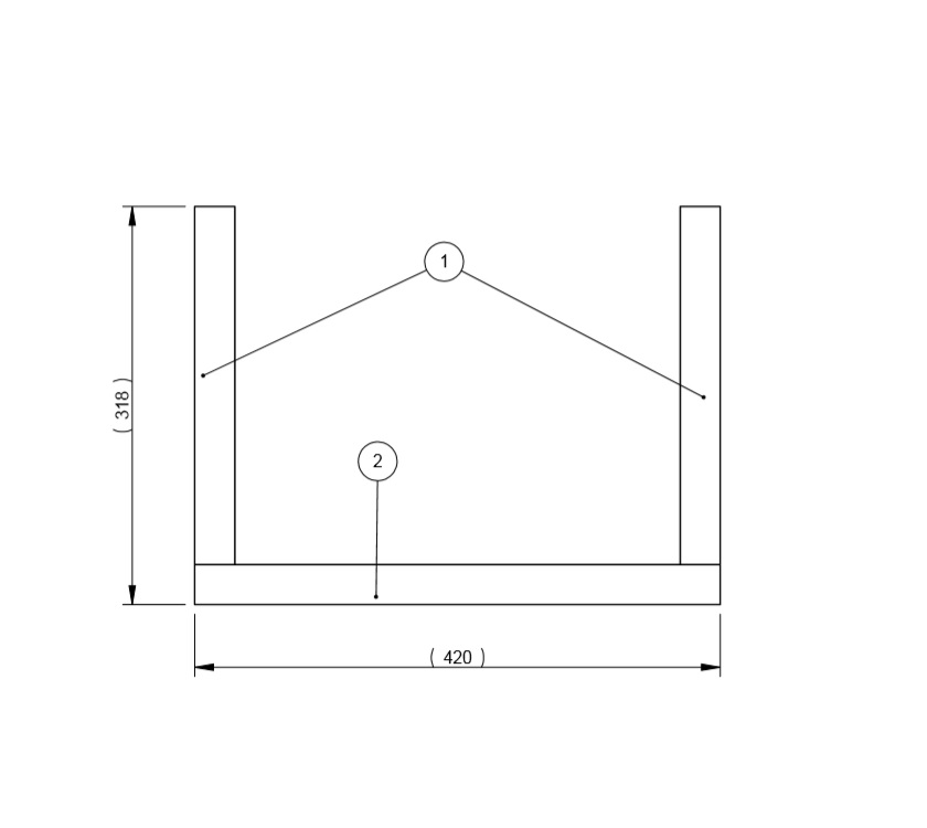 Read more about UN4 Fridge Lower Door Frame product image