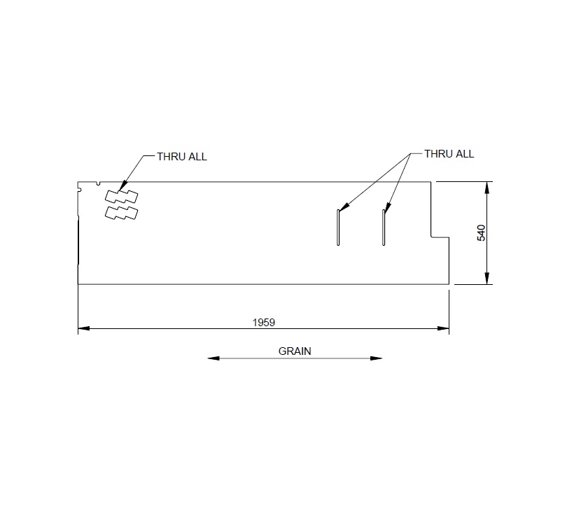 Read more about UN4 Cadiz Cabrera Fridge R/H Side Panel product image