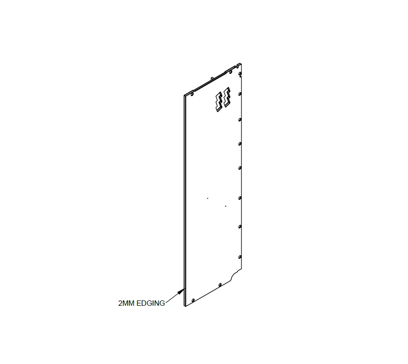 Read more about UN4 Barcelona Fridge R/H End Panel product image