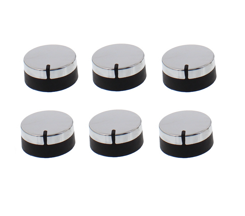 Thetford K1520 Cooker Oven Knobs Chrome x6 PRIMA Leisure