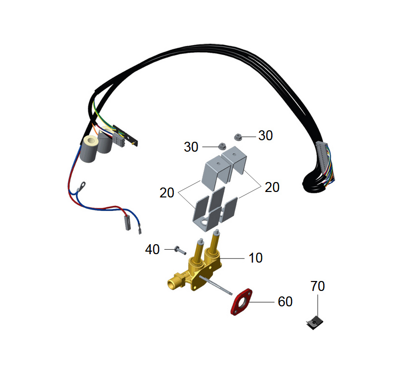 Combi (E) 2SO solenoid valve kit