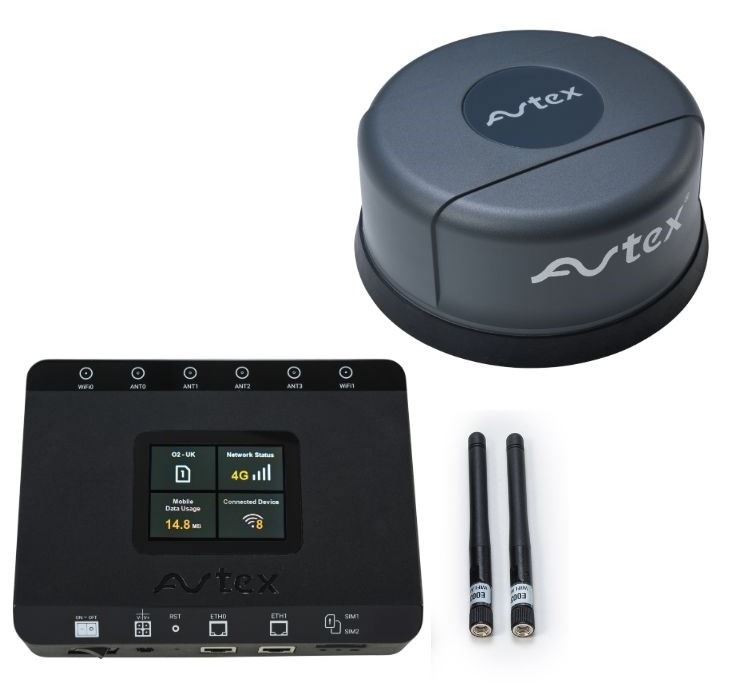 Avtex AMR104X WIFI for Motorhomes and Caravans Grey