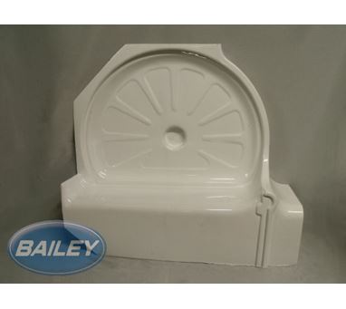 Shower Tray R/H Cubicle Insert