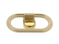 Gold Towel Ring with Disc