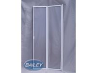 Ellbee L/Weight Folding Shower Door 1700x800mm