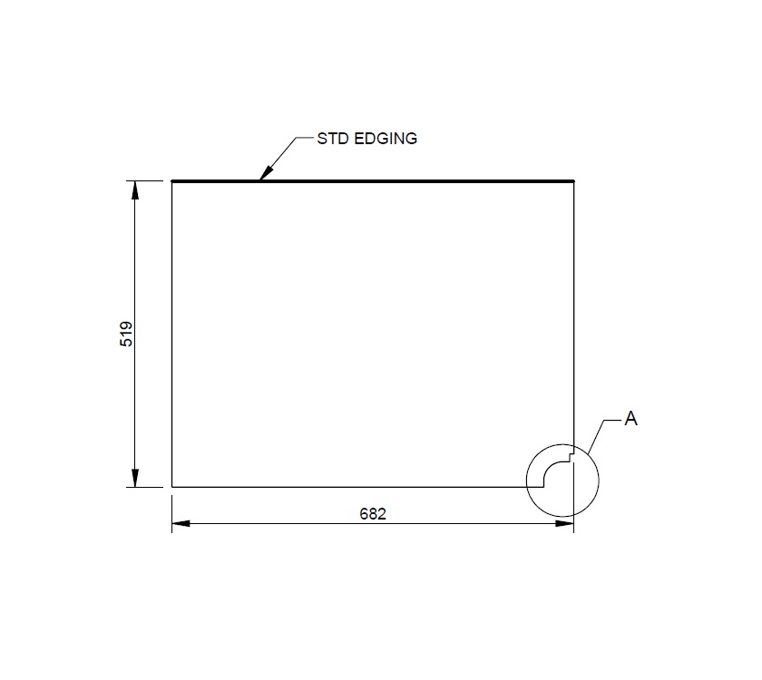 PT2 560-5 Robe Lower Face Panel
