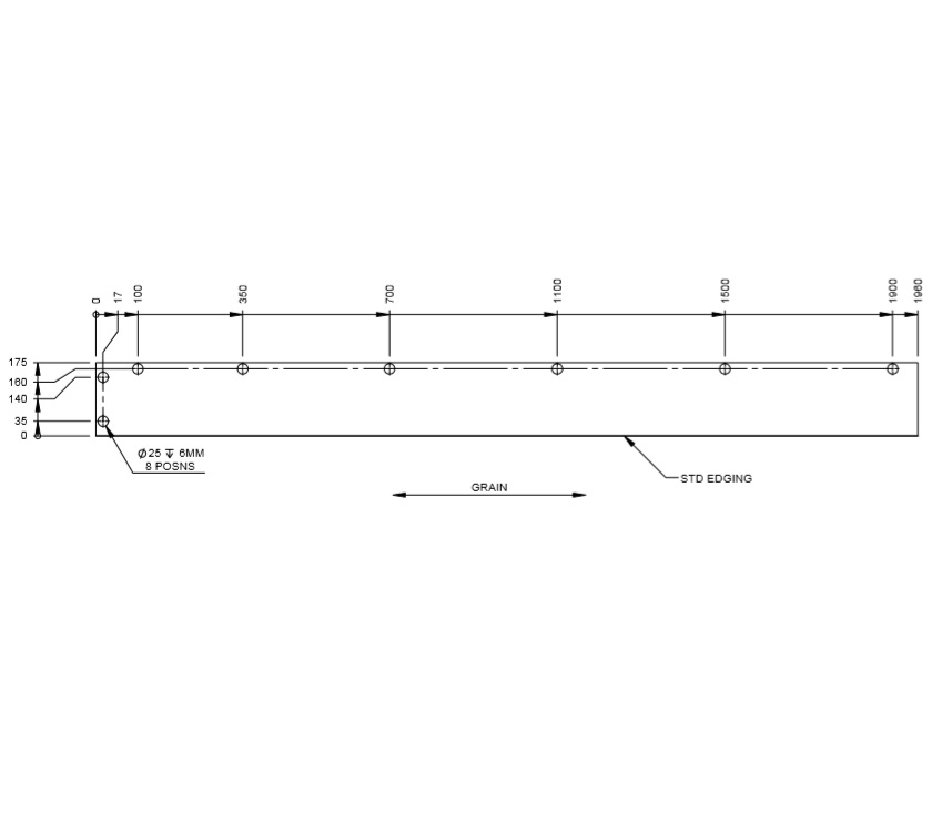 PT2 560-5 Robe Face L/H Panel