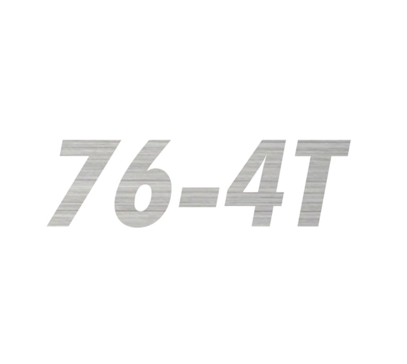 AL1 76-4T Model Number Decal