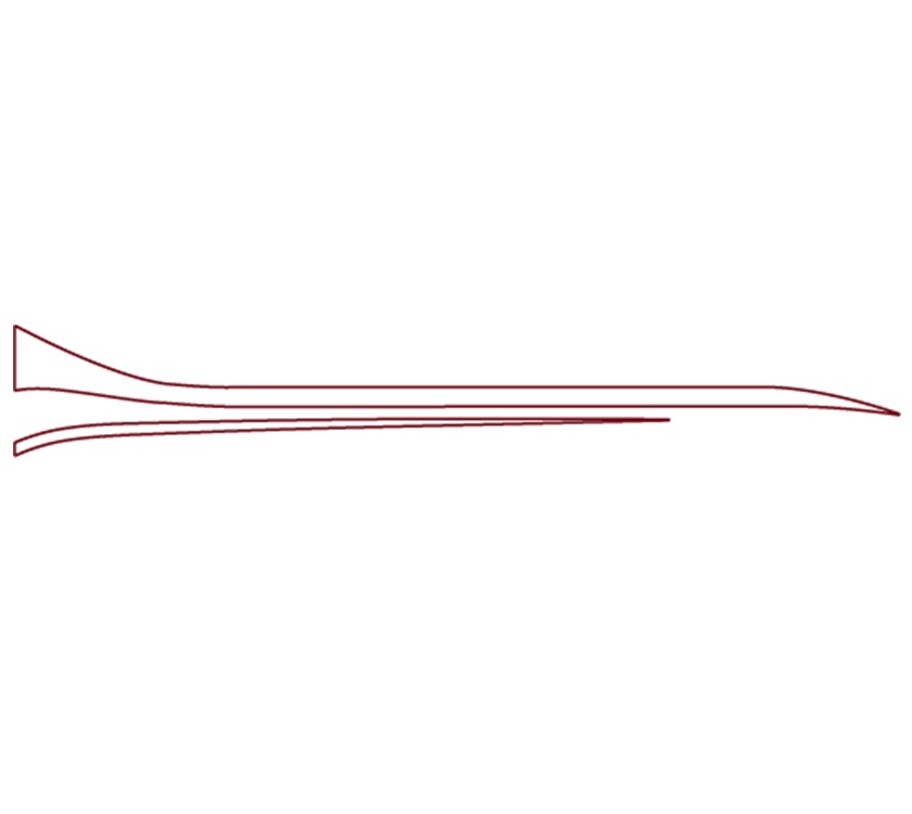 DY1 Discovery O/S White Wrap Around Rear Decal