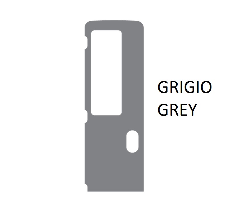 AH3 Grey Exterior Door Decal - Grigio (Dometic Door)