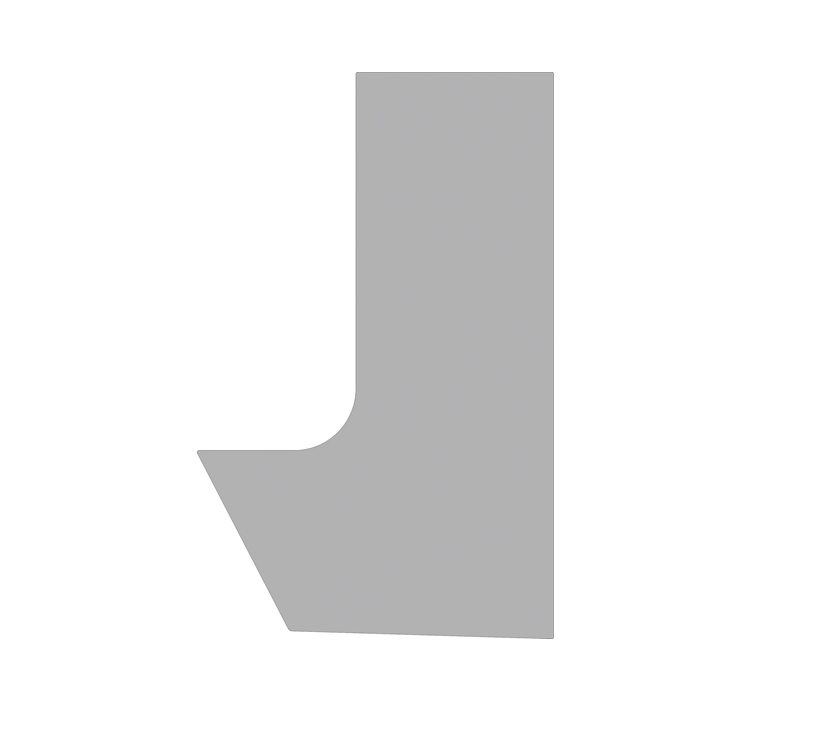 ALS O/S Main Side Silver Decal 