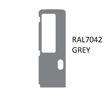 AH3 Grey Exterior Door Decal - RAL7042