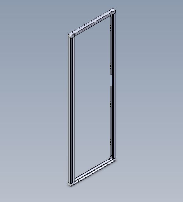 Uprated Lock Exterior Stable Door Fly Screen R/H