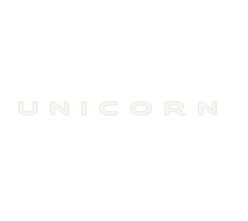UN5 Unicorn Front Window Name Decal