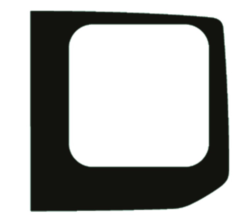 ER1 Endeavour O/S Rear Door Window Surround Decal - Black