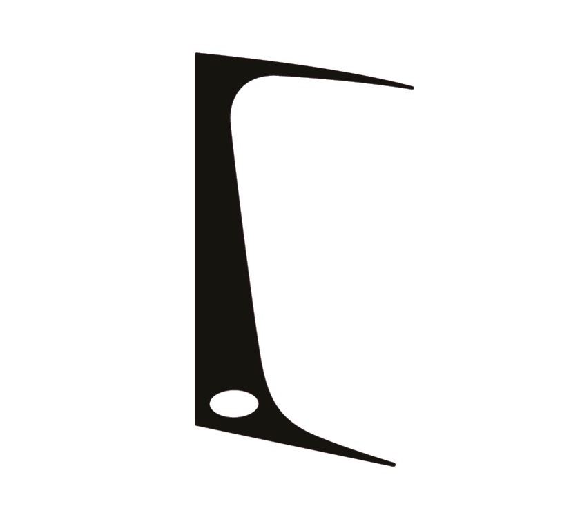 ER1 Endeavour O/S Cab Window Surround Decal - Black		