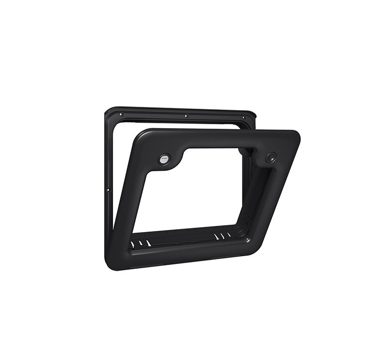 Thetford Standard Door 3 Black (RAL9005) w/ Rain Deflector