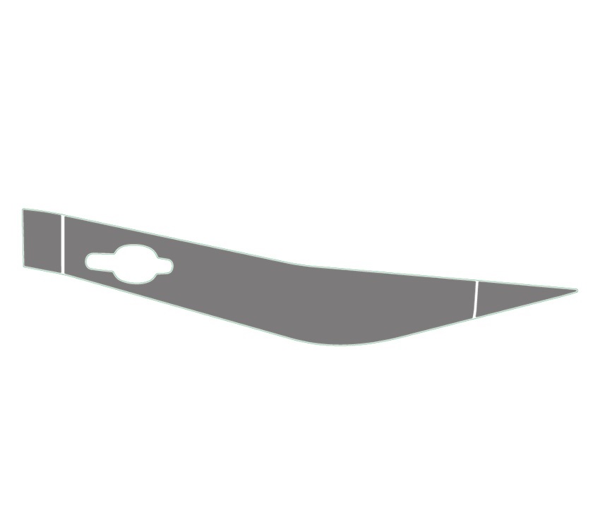 AA1 Alora O/S Cab Door & Pod Leg Decal - Grey