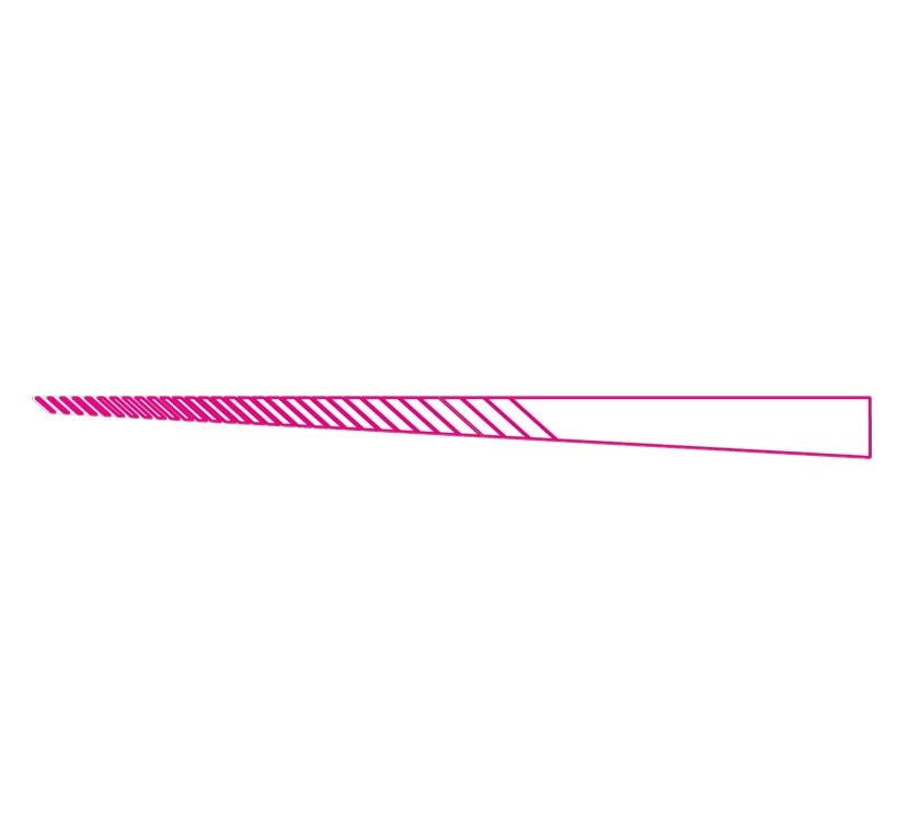 Read more about AA1 Alora O/S Upper Stripe Decal - White product image