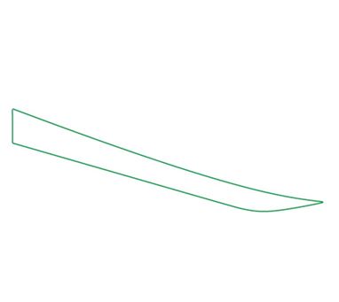 ADR Adamo O/S White Cab Door Strip Decal