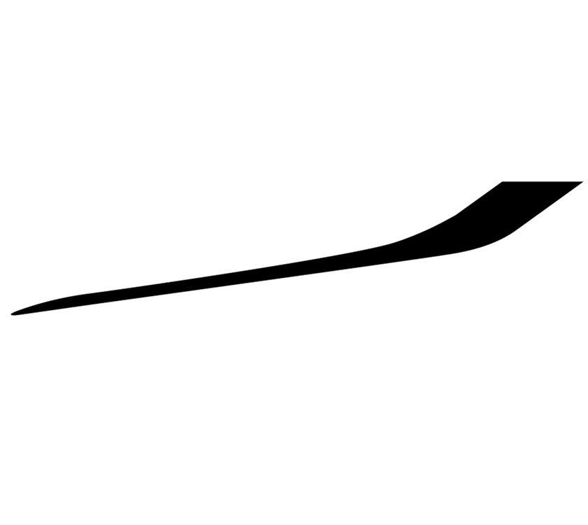 AH4 Autograph IV N/S Black Stripe Decal 1 79-4T