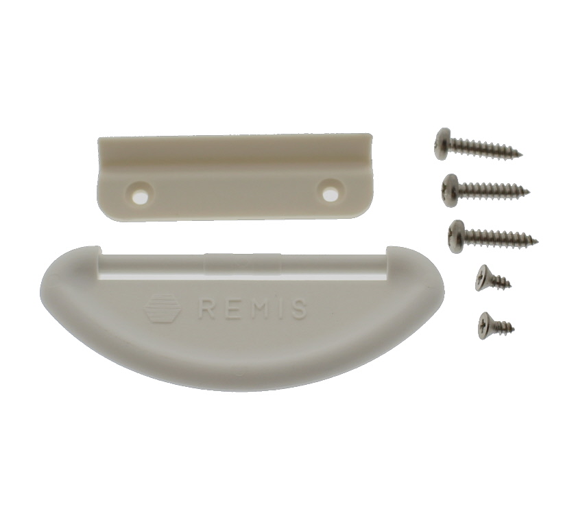 Remis Shower Door Handle Grey RAL7035