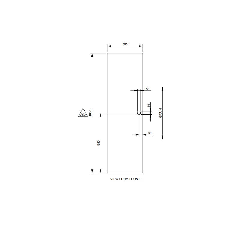 Read more about Unicorn III Cab Pam Washroom Door 1903x565mm product image