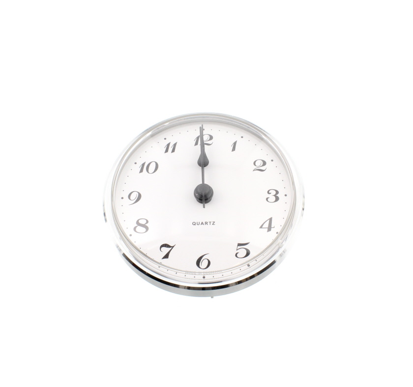Read more about BCA Caravan Silver Clock (60mm recess) product image